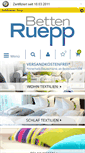 Mobile Screenshot of bettenruepp.com